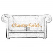 Chesterfield London 2-es kanapé (8)