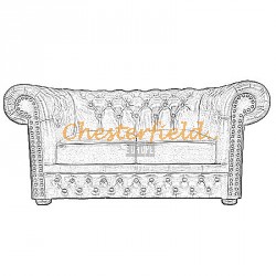 Chesterfield Lord 2-es kanapé