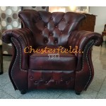 Chesterfield Monk 211 garnitúra Antikbordó (A7)