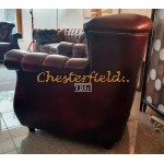 Chesterfield Monk fotel Antikbordó A7