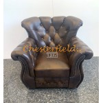 Chesterfield Monk fotel Antikközépbarna A8M