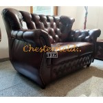 Chesterfield Monk 321 ülőgarnitúra Antikbordó A7