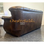 Monk Chesterfield 3-as kanapé Antik középbarna (A5M)