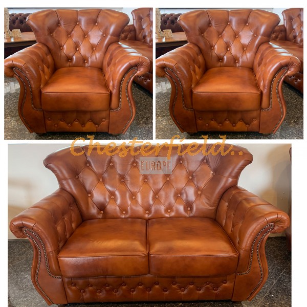 Chesterfield Monk 211 garnitúra antikwhisky C12