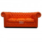 Chesterfield Classic XL 3-as kanapé Orange K6