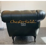 Chesterfield Recamiere Pompadour Chaise Lounge jobboldalas Antikzöld A8