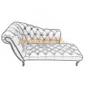 Chesterfield Recamiere Pompadour  (6)