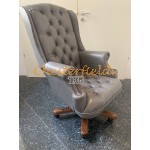 Chesterfield President forgószék szürke