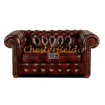 Chesterfield XL Classic 2-es kanapé Antikbordó