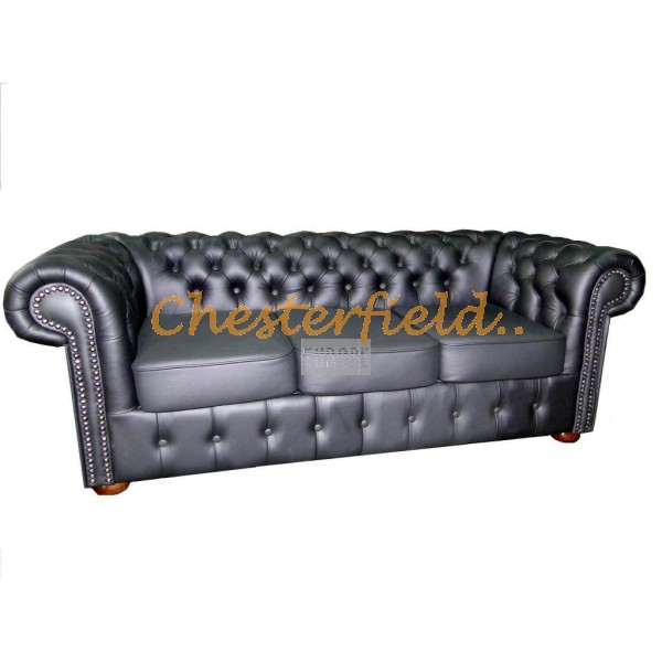 Chesterfield Classic 3-as kanapé Fekete K70