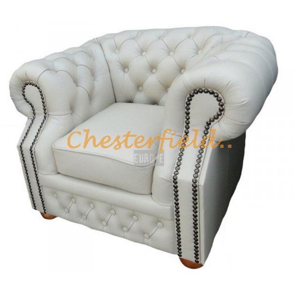 Chesterfield XL Windsor fotel Törtfehér