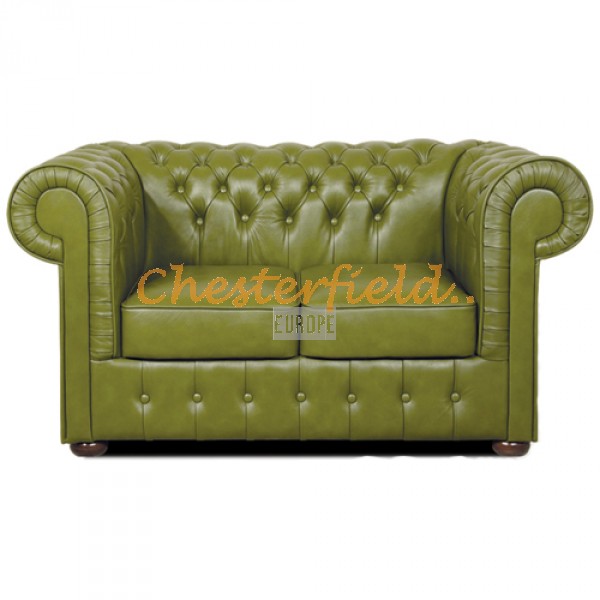 Chesterfield Mark 2-es kanapé Olivazöld S14