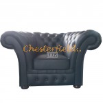 Chesterfield XL Windchester fotel Fekete