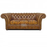 Chesterfield Windchester 3-as kanapé Antik óarany S12