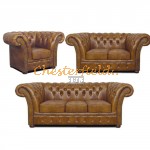 Chesterfield Windchester 321 garnitúra Antik óarany S12