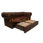 Chesterfield Classic 3-as ágyazható kanapé Antikkonyak A4