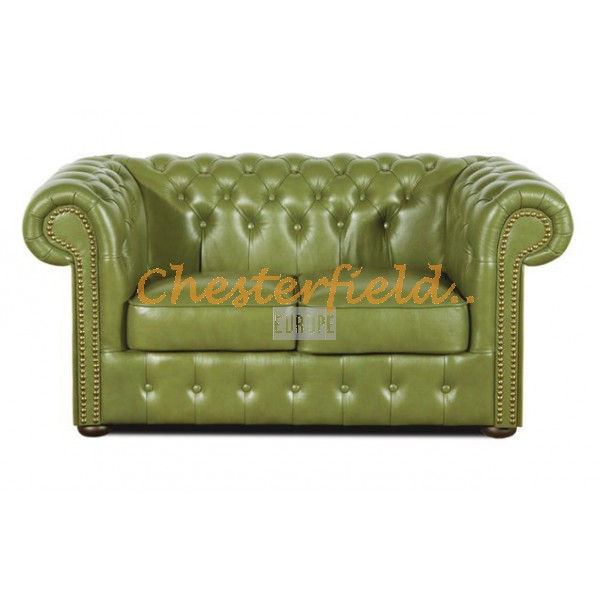 Chesterfield XL Classic 2-es kanapé Olivazöld