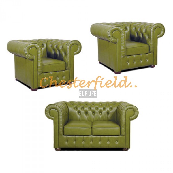 Chesterfield Mark 211 garnitúra Olivazöld S14