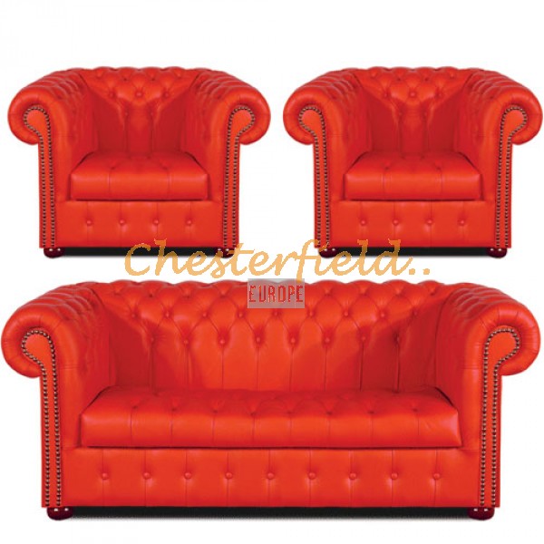 Chesterfield Williams 311 garnitúra Tűzpiros K55