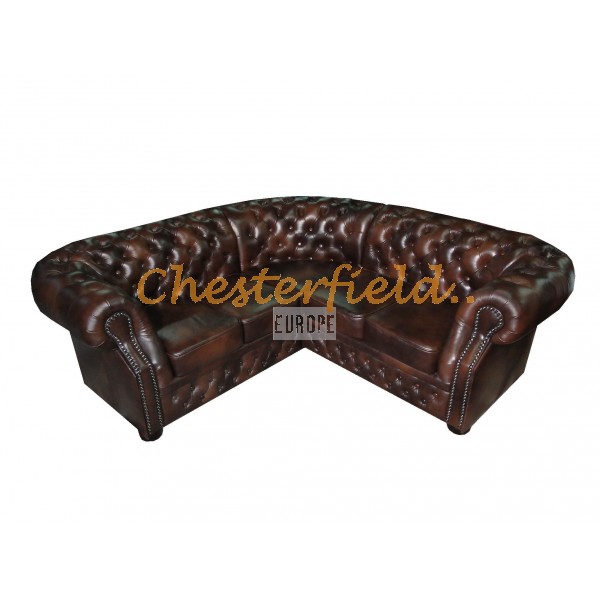 Chesterfield Windsor 2+2 sarokkanapé Antikbarna A5