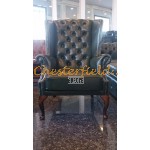 Chesterfield St. James fülesfotel Antikzöld A8