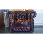 Chesterfield XL Windsor fotel Antikbordó A7