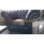 Chesterfield Windchester fotel Fekete K70