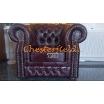 Chesterfield Windsor fotel Antikbordó A7