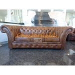 Chesterfield Windchester 3-as kanapé Antik óarany S12