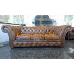 Chesterfield Windchester 3-as kanapé Antik óarany S12