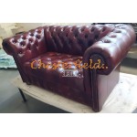 Chesterfield Williams XL 2-es kanapé Antikbordó A7