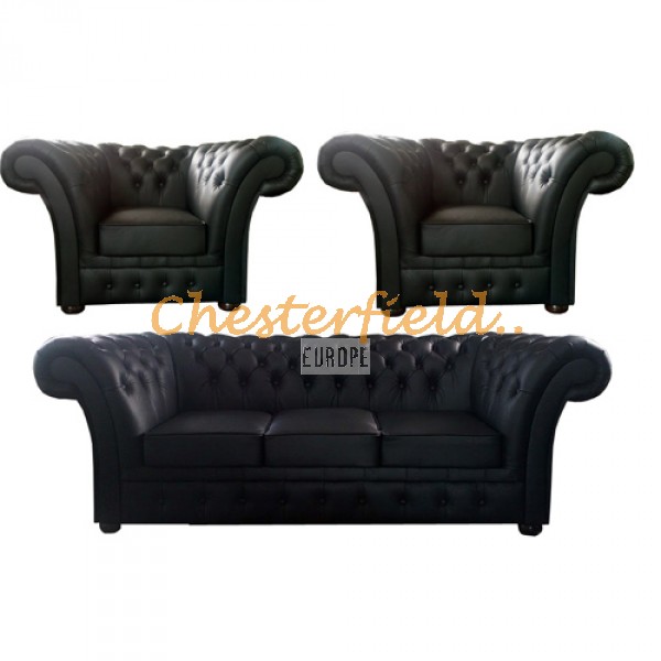 Chesterfield Windchester 311 garnitúra Fekete K70