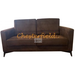 Square modern 2-es nubuk bőrkanapé 