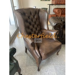 Chesterfield St. James fülesfotel középbarna A5M