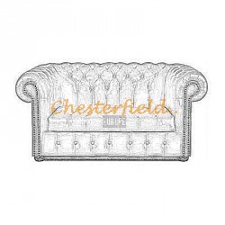 Chesterfield Williams 2-es kanapé