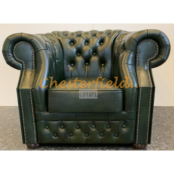 Chesterfield Windsor fotel Antikzöld A8