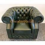 Chesterfield Windsor fotel Antikzöld A8