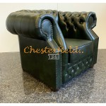 Chesterfield Windsor fotel Antikzöld A8