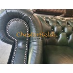 Chesterfield XL Windsor 2-es kanapé Antikzöld