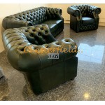 Chesterfield Windsor 321 garnitúra Antikzöld A8