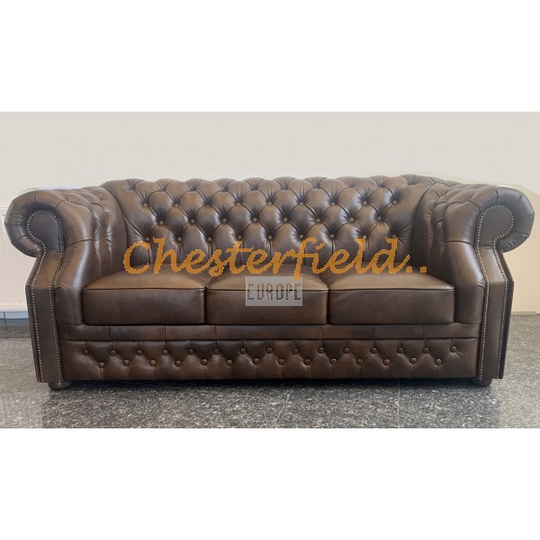 Chesterfield Windsor XL 3-as kanapé Antik kőzépbarna A5M