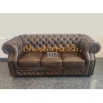 Chesterfield Windsor XL 3-as kanapé Antik kőzépbarna A5M