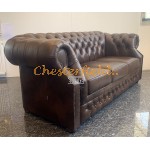 Chesterfield Windsor XL 3-as kanapé Antik kőzépbarna A5M