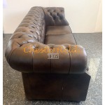 Chesterfield Windsor XL 3-as kanapé Antik kőzépbarna A5M