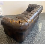 Chesterfield Windsor XL 3-as kanapé Antik kőzépbarna A5M