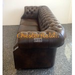 Chesterfield Windsor XL 3-as kanapé Antik kőzépbarna A5M