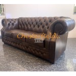 Chesterfield Windsor XL 3-as kanapé Antik kőzépbarna A5M