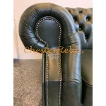 Chesterfield Windsor XL 3-as kanapé Antikzöld A8