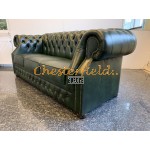 Chesterfield Windsor XL 3-as kanapé Antikzöld A8