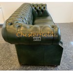 Chesterfield Windsor XL 3-as kanapé Antikzöld A8